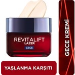 L'Oréal Paris Revitalift Lazer X3 Yoğun Gece Bakım Kremi Yaşlanma Karşıtı Hyaluronik Asit İçerikli
