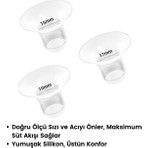 Bebebao Silikon Başlık Flanş Küçültücü 15-17-19 mm (P8 Pro Uyumlu)