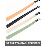 Eynel 54 cm Askılı Ayakkabı Çekeceği Uzun Plastik Kerata Renkli Ayakkabı Giyme Aparatı