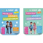 Tudem Yayınları 2.sınıf Problem Çözmeyi Öğreniyorum + Paragraf Çözmeyi Öğreniyorum Ciltsiz Kitap Seti
