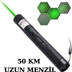 Özkurt Ticaret Yeşil Lazer Kedi Oyuncağı Lazeri 50 km Ölçüm Mesafesi ile Güçlü Işık Yayar