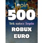 1epin Roblox 500 Robux Euro Dijital Oyun İçi Para Birimi Tek Satıcıdan Alın