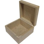 E Hobici Ahşap Kare Kutu 10X10CM