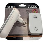 Cata CT-105 Pilsiz 220V Enerjili Kumandalı Kapı Zili – Beyaz