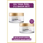 L'Oréal Paris Yaş Uzmanı 55+ Kırışıklık Karşıtı Krem Seti Normal Ciltler İçin Opuntia Çiçeği Özü 50 ml