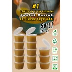 50 Adet Sızdırmaz 120 ml Mini Saklama Kabı Sosluk Buzluk Kabı, Et Suyu, Kemik Suyu, Sos Kabı Mutfak