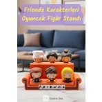 Cosmic Store Friends Ikonik Turuncu Koltuk Tasarım Stand - Mc Donalds Friends Karakterleri Oyuncak Figür Standı