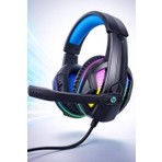 Hp DHE-8010UM Kablolu Mikrofonlu Gaming Oyuncu Kulaklık RGB Aydınlatma Özelliği ile Siyah