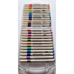 Modellino Akrilik Marker Kalem Şeffaf Beyaz Plastik Çantalı / 24-36-48-60 Renk Seçenekli Acrylic Painter