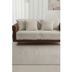 Senpai Pamuklu Koltuk Örtüsü 170X210 cm Tekli&üçlü Koltuk,çekyat ve Berjer Için | Krem
