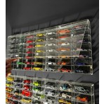 Tivivor Orjinal 49 Kapasiteli Pleksi Kapaklı Hot Wheels Sergileme Rafı Diecast Matchbox Araba 1:64 Ölçek PREMİUM