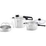 Fissler Vitavit Premium Mat Düdüklü Tencere 6.0 L + 3.5 L