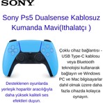 Sony Dualsense Turkuaz Kablosuz Ps5 Oyun Kolu