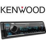 Kenwood KMM-BT408 Kumandasız Bluetooth Oto Teyp 3 Amfi Çıkışlı USB Aux Siyah Renkli Profesyonel Medya Çalar