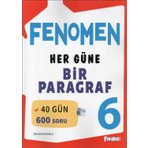 Fenomen 6.sınıf Her Güne Bir Paragraf 600 Soru 40 Günlük Çalışma Sınav Bilgisi