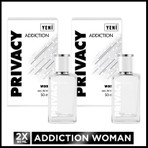 Privacy Kadın 2x50 Ml Addiction EDT Parfüm Çiçeksi – Meyvemsi Koku ile Hediye Seçeneği