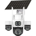 İnox Dijital INOX X14 4 Kameralı Çift Güneş Enerjili 3+3+3+3Mp Solar Kamera E-Sim
