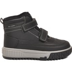 Cool Siyah Su Itici Cırtlı Kaymaz Taban Unisex Çocuk Bot Oscar F