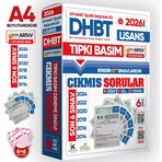 İnformal Yayınları 2026 Kpss-Dhbt Lisans Ösym Çıkmış Soru Tıpkı Basım 6’lı Kitapçık Türkiye Geneli Deneme Paketi