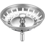 Akkor Çöpmak Paslanmaz Evye Mutfak Lavabo Sifonu | Gider Metal Tıpa Süzgeci