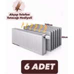 Ankaflex 6 Adet Petek Arkası Isı Yalıtım Levhası Alüminyum Folyo 6 Radyatör Arkalığı