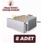 Ankaflex 8 Adet Petek Arkası Isı Yalıtım Levhası Alüminyum Folyo 8 Radyatör Arkalığı