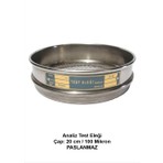Atel-San Analiz Test Eleği - Çap: 20 cm / 100 Mikron / PASLANMAZ