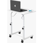 Depolife Tekerlekli Notebook Laptop Çalışma Sehpası Eğim ve Yükseklik Ayarlı Akrobat Ders Yemek Çekyat Masası