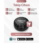 Gözcü Mobil Mega Takip Cihazı Ios Android Uyumlu Motor Araç Taşıt Gps Cihazı IP68 Su Geçirmez Akıllı Takibi (5-10 Dakika Aralıklı Sinyal Alır)