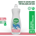 Siveno %100 Doğal Emzik ve Biberon Temizleyicisi Bitkisel Elde Bulaşık Sabunu Nemlendirici Vegan 500 ml