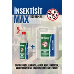 Chrysamed Insektisitt Max Tahtakurusu, Karınca, Akrep, Kene, Örümcek, Hamamböceği, Karasinek 2 Lt. + 500 ml Haşere İlacı