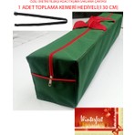 Winterfest Yılbaşı Ağacı Taşıma Saklama Çantası 150-180 cm Ağaçlara Uyumlu( Orta Boy)