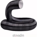 Otovadim (Webasto Üfleme Hortumu ) Çap 75 mm Esnek Sıcak Hava Kanalı (Kraft Hortum) Iç Alüminyum Yanmaz 1 Metre