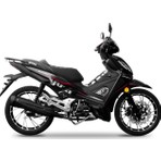 Yuki Gusto 50CC Siyah Motor 48 cc Tek Silindir 4 Zamanlı Özellikleri ile Güçlü Performans