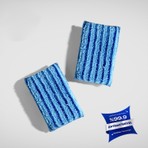 Silva Ultrafiber Bulaşık Süngeri İkili Set | Çizmeden Parlatan Çift Yönlü Doku