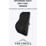 Viscowell Visco Ortopedik Ergonomik Sırt&bel Minderi Ofis Ev Araba Için