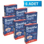 Breathe Right Extra Güçlü Burun Bandı - Ilaçsız Burun Açma - 6 Kutu
