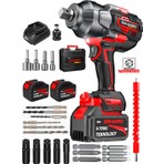 Dragro DRG-1400 Nm Kademeli Yüksek Torklu Profesyonel Akülü Somun Sökme Matkap 1400 Nm Yüksek Tork 2 Akü ile
