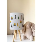 Talia Home Eğitici Desenli Çocuk Odası Abajur Masa Lambası TLAB-225
