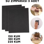 Endüstriyel Ümit Yapı Market Su Zımparası Seti 150 180 220 Kum – Boya Öncesi Ince Zımpara Seti 3’lü
