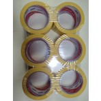 Ve-Ge Vege 48 mm x 30 m Maskeleme Kağıt Bant 6 Adet Açık Kahverengi Uzun Ömürlü İç/Dış Mekan