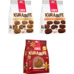 Züber Mini Karma Kurabiye Deneme Paketi 80 gr x 3 Adet (Orijinal, Kakaolu, Zencefilli) Katkısız ve Koruyucusuz