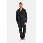 Dagi Koyu Yeşil Ekose Termal Gömlek Pantolon Pijama Takımı