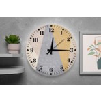 M&H Quality Modern Desenli Duvar Saati – Sessiz Akar Mekanizma, Şık Dekoratif Tasarım