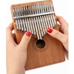 Kalimba Profesyonel 17 Tuş | Hakiki Ağaç – Paslanmaz Tuş – Full Set (Çanta, Kılıf, Metot)