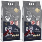 VanCat Van Cat Aktif Karbonlu Süper Topaklanan Premium Kedi Kumu - 10 lt X 2 Adet