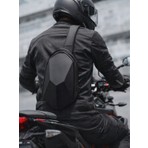 Sannora Bags Unisex Siyah Motorcu Sırt Çantası Kabuk Korumalı Gecegörüşlü