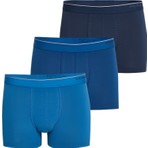 Blackspade Erkek Boxer 3'lü Paket Tender Cotton 9670 - Lacivert Mavi Denim