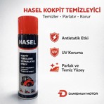 Hasel Kokpit  Temizleme ve Parlatıcı Spreyi 500ML Sprey