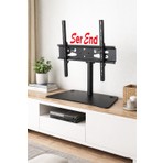 Serend Televizyon Ayağı - Tv. Sehpa -Tv Stand - Mat Siyah